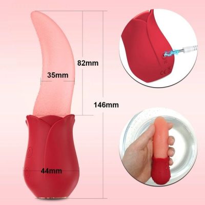 Lưỡi Rung Liếm Tongue V1 10 Chế Độ Rung - Sạc Điện