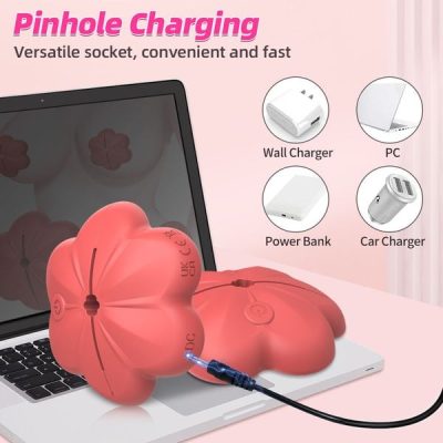Kẹp Vú Kích Thích Đầu Ti Breast Clamp 10 Chế Độ Rung