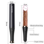Dương Vật Giả Basebal Baf Tỏa Nhiệt 10 Chế Độ Rung Thụt