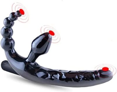 Dương Vật Giả Dildo 2 Đầu 10 Chế Độ Rung Cho Less