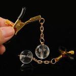 Kẹp Vú Kích Thích Đầu Ti Glass Beads
