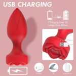 Phích Cắm Hậu Môn Rose 10 Chế Độ Rung