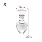 Phích Cắm Hậu Môn Thủy Tinh Đính Đá Plug1