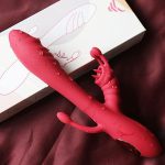 Dương Vật Giả Lust 3in1 Tỏa Nhiệt 12 Chế Độ Rung