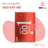 Bao Cao Su Siêu Mỏng OLO 0.01 Red Nóng Ấm
