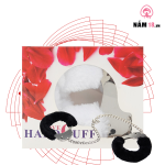 Còng Tay Số 8 Anklee Cuff Thép Cứng Dây Xích Dài Có Lót Lông