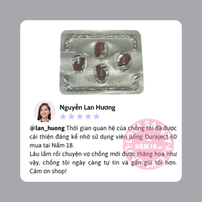 Viên Uống Hỗ Trợ Kéo Dài Thời Gian Duraject 60