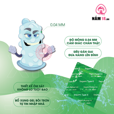 Bao Cao Su Sagami Xtreme White Box Siêu Điểm Gân Nổi