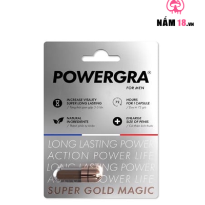 Viên Uống Cương Dương, Tăng Cường Sinh Lý Powergra - 1 Viên