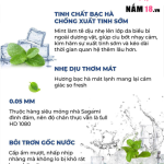 Bao Cao Su Hương Bạc Hà Sagami Xtreme Spearmint Mát Lạnh