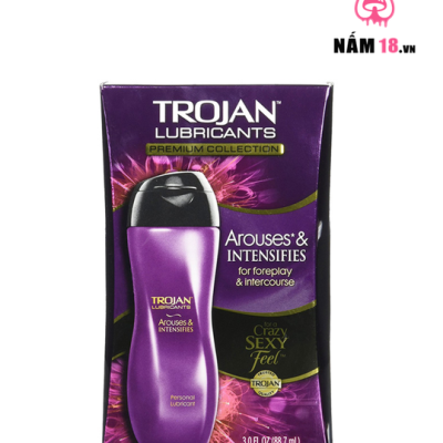 Gel Bôi Trơn Se Khít Tăng Khoái Cảm Trojan Arouses Intensifies Cao Cấp - Chai 88ml