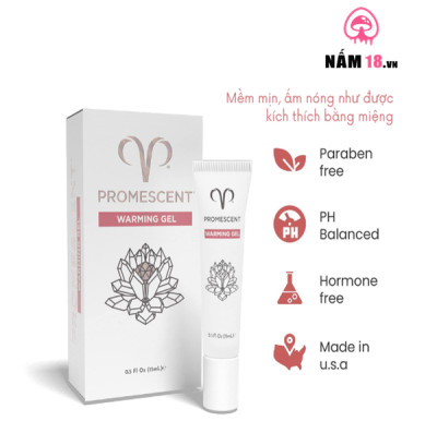 Gel Bôi Trơn Tăng Khoái Cảm Promescent Warming