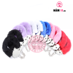 Còng Tay Số 8 Bằng Thép Có Lót Lông