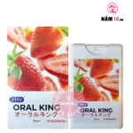 Xịt Thơm Miệng Cấp Tốc Oral King Hương Dâu - Chai 20ml