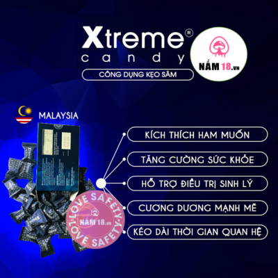 Kẹo Sâm Tăng Cường Sinh Lý Nam Xtreme Malaysia
