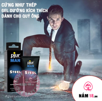 Gel Tăng Kích Thước Dương Vật Pjur Man Steel