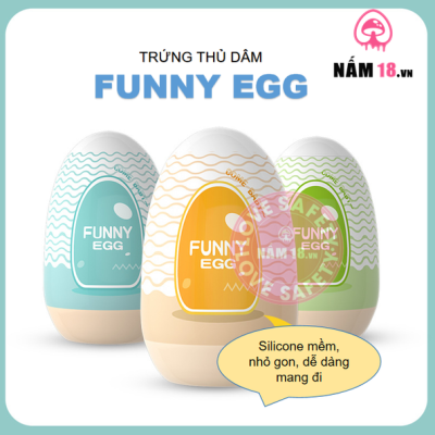 Trứng Thủ Dâm Funny Egg Silicone Siêu Mềm