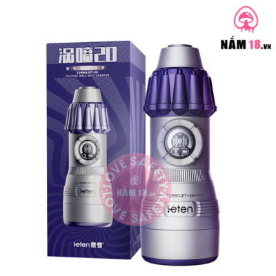 Âm Đạo Giả Leten Turbojet 10 Chế Độ Rung Bú