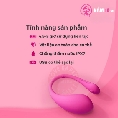 Trứng Rung Lovense Lush 3 Điều Khiển App