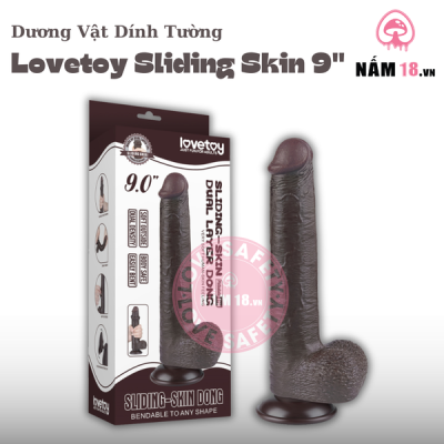 Dương Vật Dính Tường Siêu Mềm Lovetoy Sliding Skin Dong 9.0