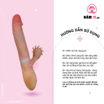 Dương Vật Evo Mars Rung Thụt Đa Chế Độ Kết Hợp Lưỡi Liếm