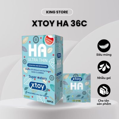 Bao Cao Su Siêu Mỏng Xtoy HA Utrathin Nhiều Gel